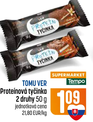 TOMU VER proteínová tyčinka