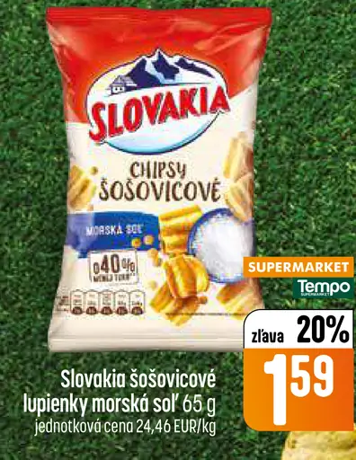 Slovakia Kotlíkové jemấy zemniakové lupienky morská soľ