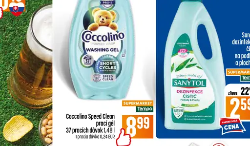 Coccolino Speed Clean prací gel