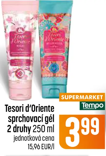 Tesori d'Oriente sprchovací gel 2 druhy
