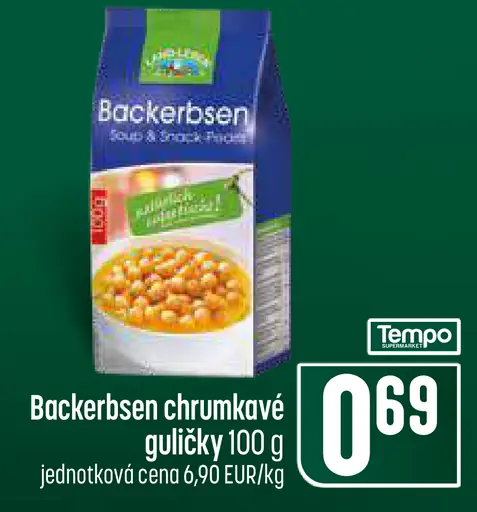 Backersben chrumkavé guľôčky