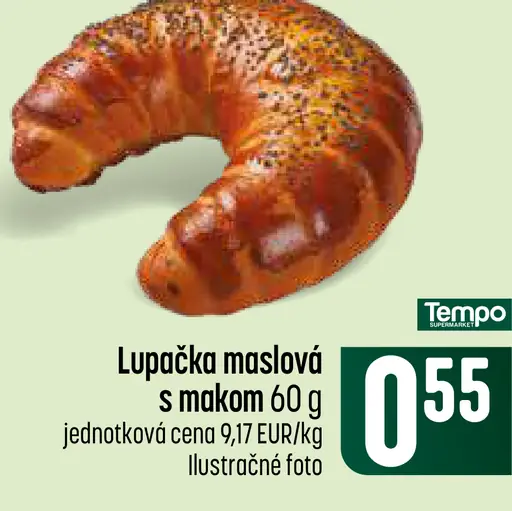 Lupačík maslový s makom