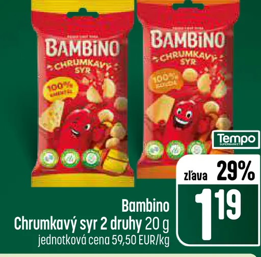 Bambino Chrumkavý syr