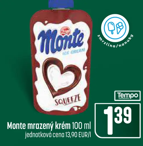 Monte Mrazený krém