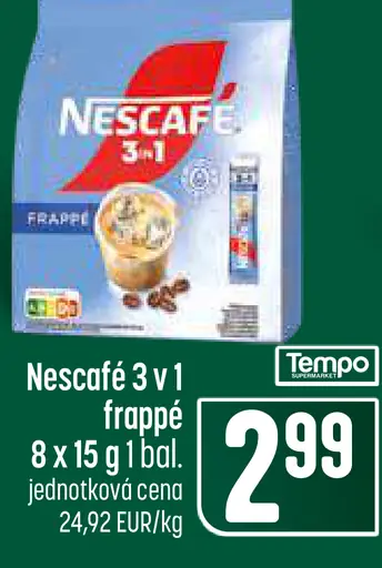 Nescafé 3 v 1 instantný kávový nápoj