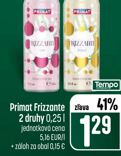 Primatt Frizzante perlivý nápoj