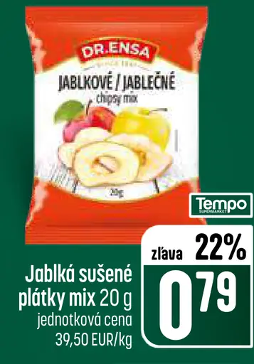 Dr. Ensa Jablká sušené plátky mix