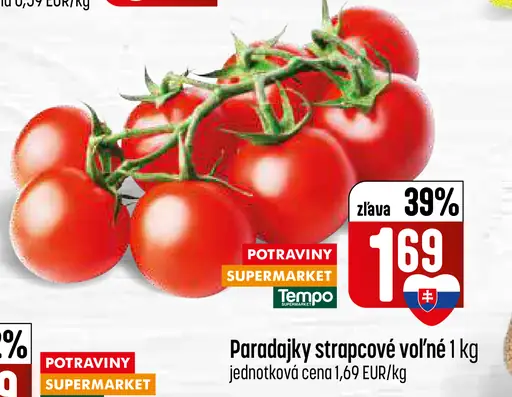 Paradajky strapcové