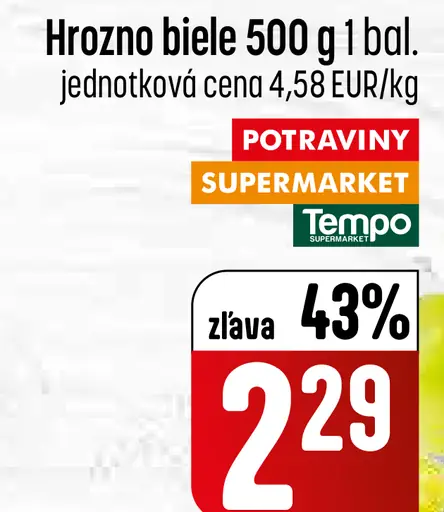 Hrozno biele
