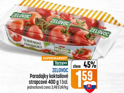 Zelovoc paradajky koktailové strapcové