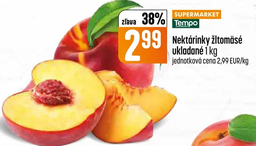 Tempo Nektárinky žltomasé ukladané