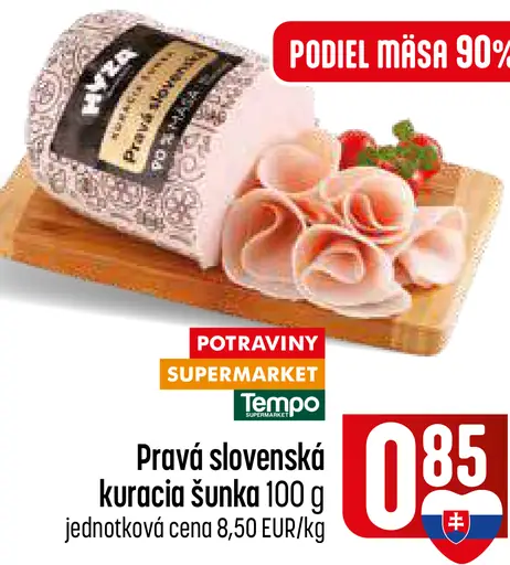 Pravá slovenská kuracia šunka