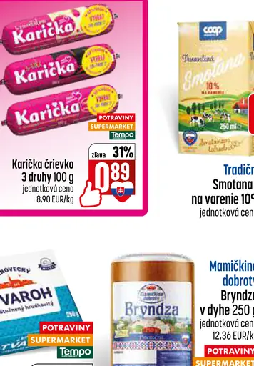 Karicka črievko 3 druhy
