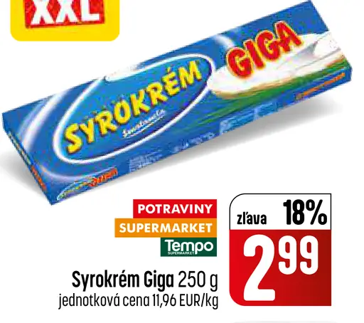 Syrokrém Giga