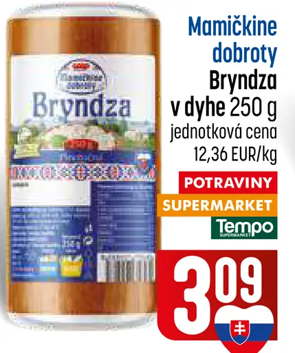 Mamičkine dobroty bryndza v dyhe