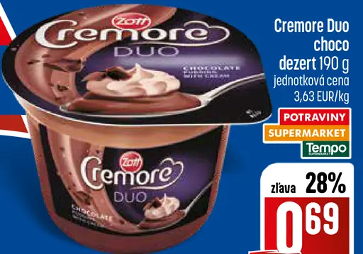 Cremore Duo choco dezert