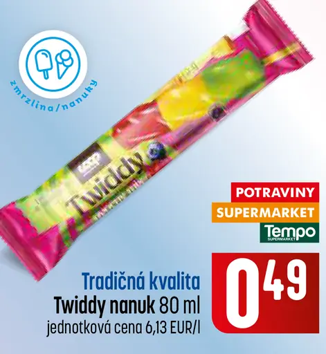 Twiddky mrazený nanuk