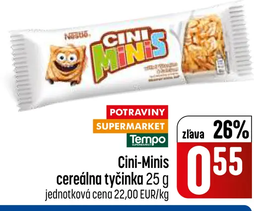 Cini Minis Cereálna tyčinka