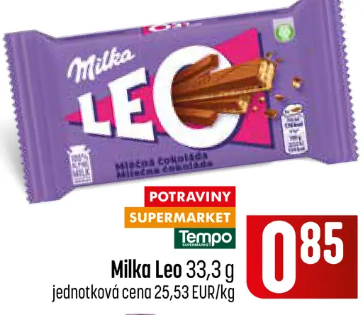 Milka Leo oplátka v čokoláde