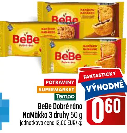 BeBe Dobré ráno NaMäkkko sušienky