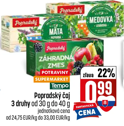 Popradský čaj Lesná zmes