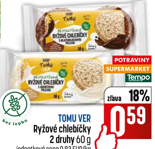 TOMU VER Ryžové chlebíčky