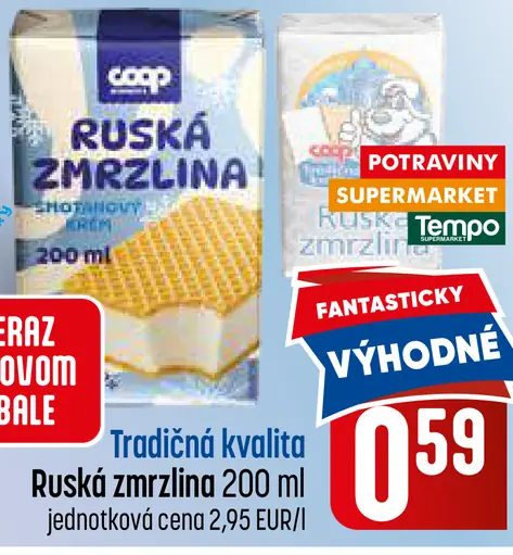 Coop Ruská zmrzlina