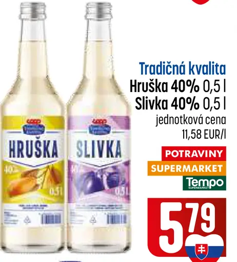 Tradičná kvalita Hruška ovocný destilát