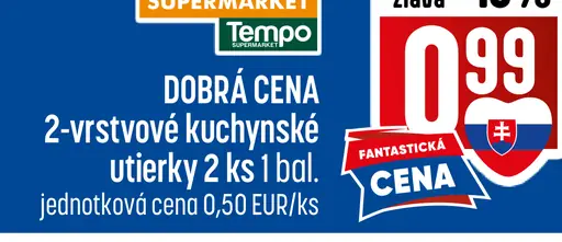 Coop Kuchynské utierky univerzálne 2-vrstvové