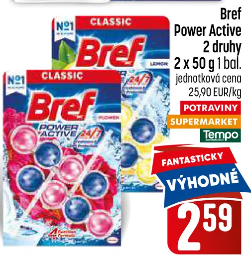 Bref WC blok Power Active