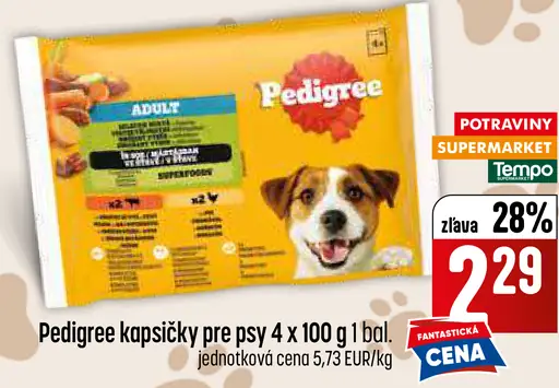 Pedigree kapsičky pre psy