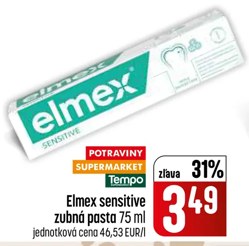 Elmex zubná pasta Sensitive