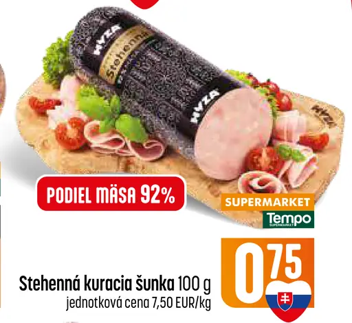 Stehenná kuracia šunka