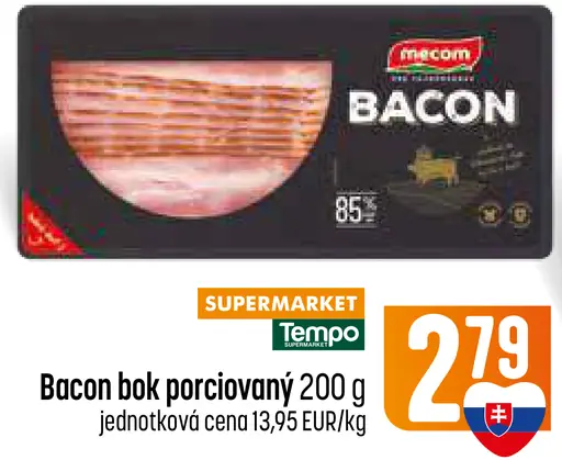 Mecom bacon bok porcovaný