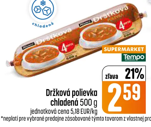 Držková polievka chladená