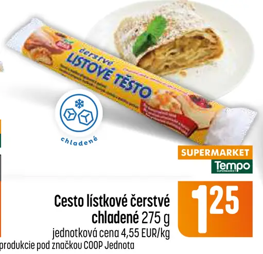 Cesto lístkové čerstvé chladené