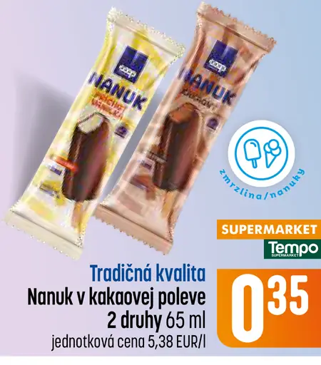 Tradícia Nanuk v kakaovej poleve