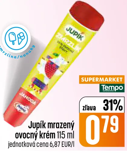 Jupik mrazený ovocný krém