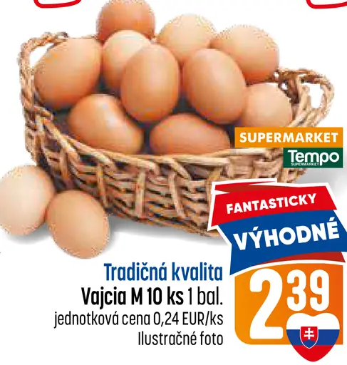 Tradičná kvalita Vajcia M