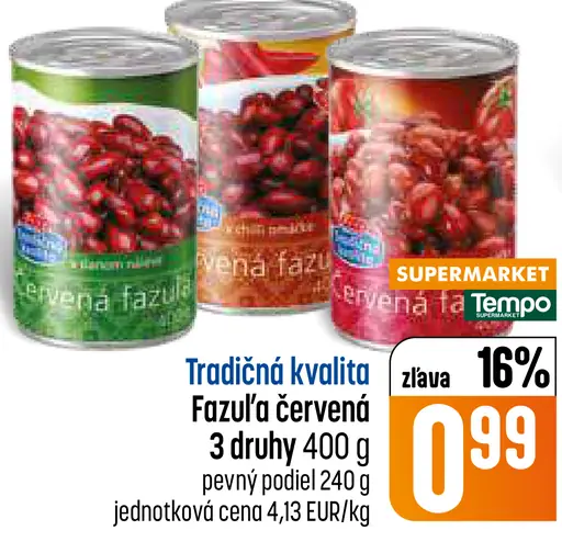 Fazuľa červená