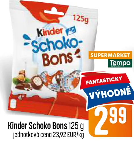 Kinder Schoko-Bons čokoládové bonbóny