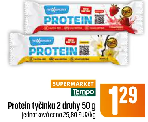 Protein tyčinka 2 druhy