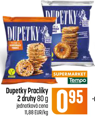 Dupetky Praclíky slané pečivo
