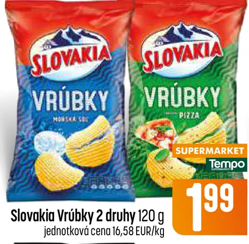 Slovakia Vŕúbky chipsy