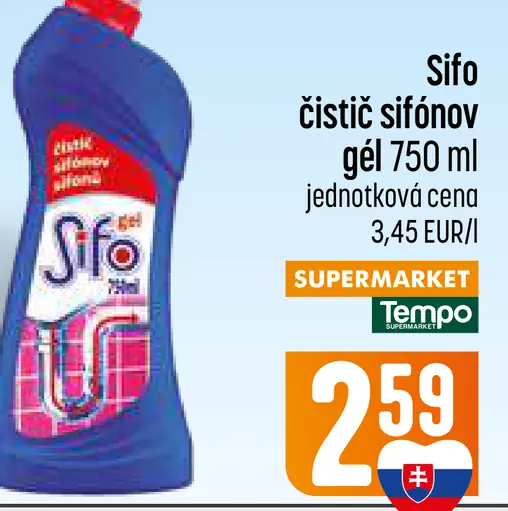 Sifo čistič sifónový gél