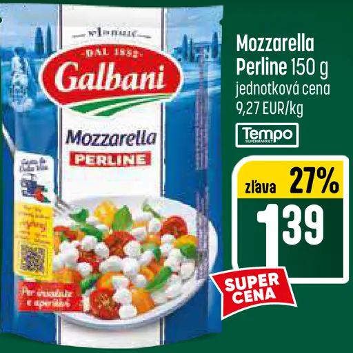 Galbani mozzarella Perline