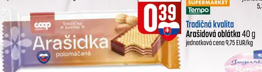 COOP Tradičná kvalita arašidová oblátka