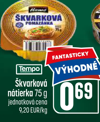 Tempo Škvarková nátierka
