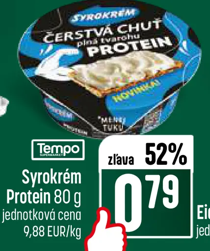 Tempo Syrokrem Protein 2 druhy