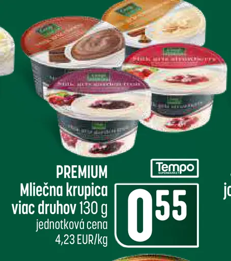 Tempo Premium mliečna krupica viac druhov
